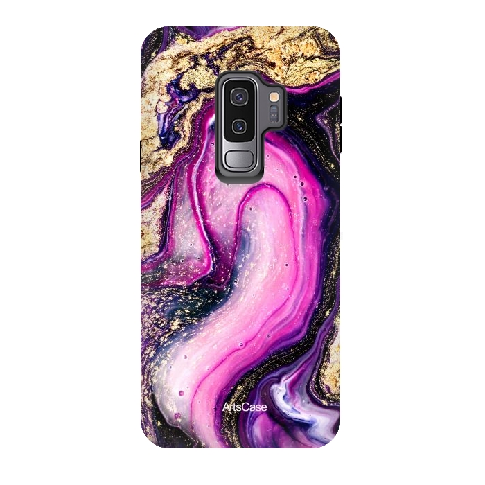 Galaxy S9 plus StrongFit Violet Marble Design Pattern by ArtsCase