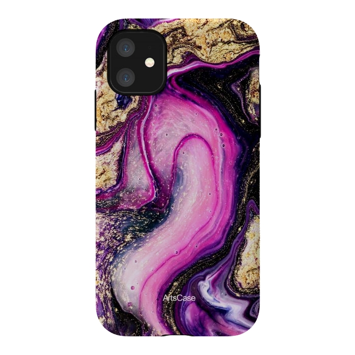 iPhone 11 StrongFit Violet Marble Design Pattern by ArtsCase