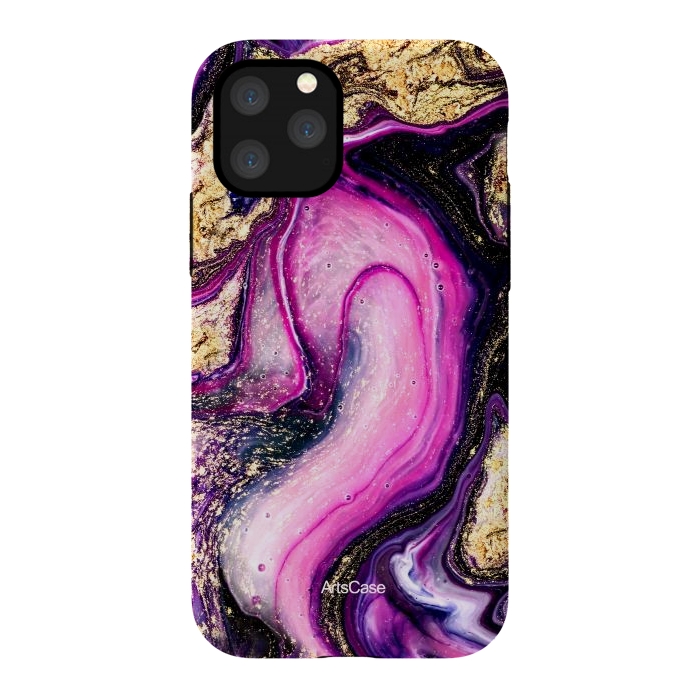 iPhone 11 Pro StrongFit Violet Marble Design Pattern by ArtsCase