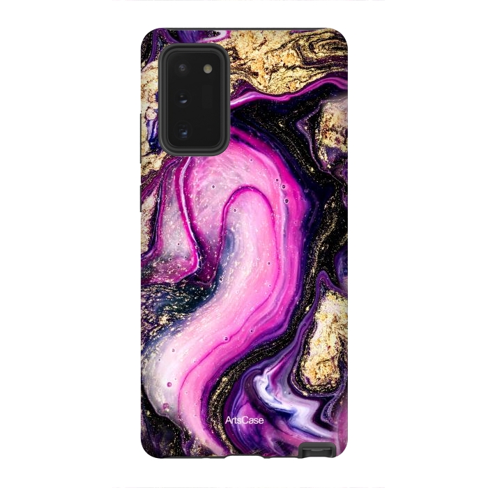 Galaxy Note 20 StrongFit Violet Marble Design Pattern by ArtsCase