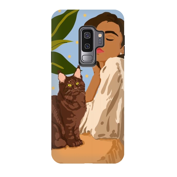Galaxy S9 plus StrongFit Proud Cat Mama by Uma Prabhakar Gokhale