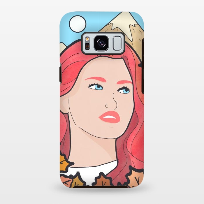 Galaxy S8 plus StrongFit The autumn girl by Steve Wade (Swade)