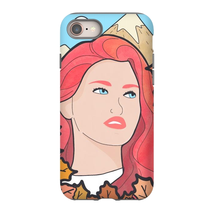 iPhone 8 StrongFit The autumn girl by Steve Wade (Swade)