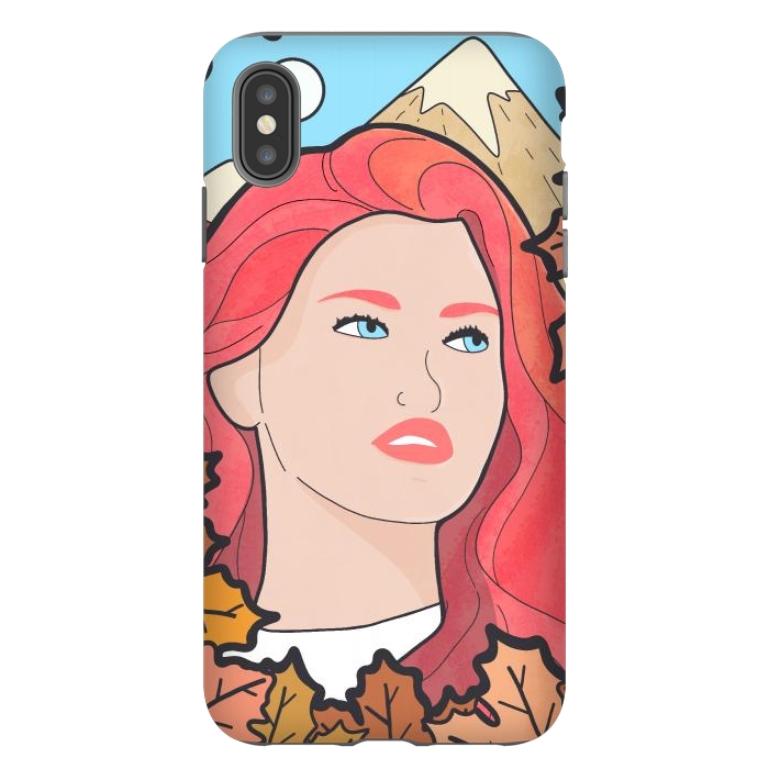 iPhone Xs Max StrongFit The autumn girl by Steve Wade (Swade)