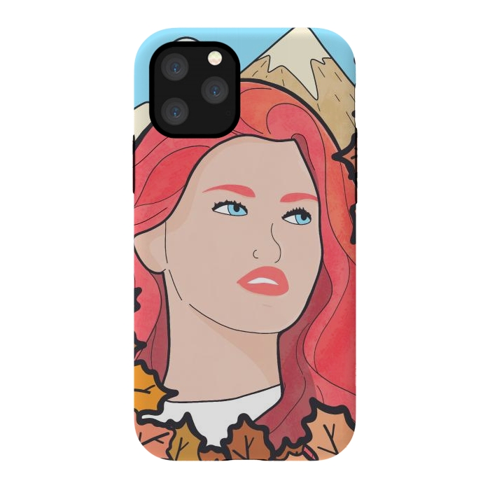 iPhone 11 Pro StrongFit The autumn girl by Steve Wade (Swade)