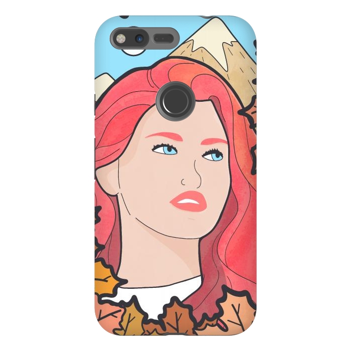 Pixel XL StrongFit The autumn girl by Steve Wade (Swade)