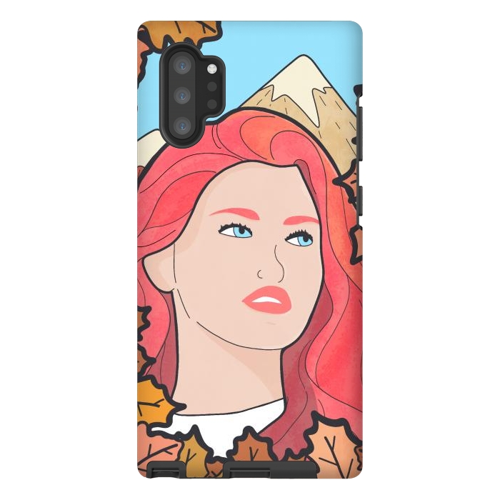 Galaxy Note 10 plus StrongFit The autumn girl by Steve Wade (Swade)
