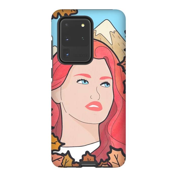 Galaxy S20 Ultra StrongFit The autumn girl by Steve Wade (Swade)