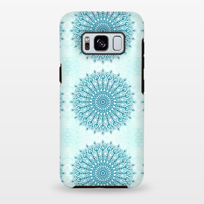 Galaxy S8 plus StrongFit Zen Mandala  by Julia Grifol