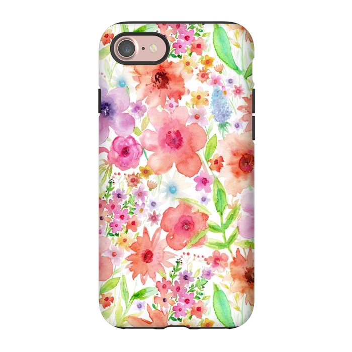 iPhone 7 StrongFit Spring flowers by Julia Grifol