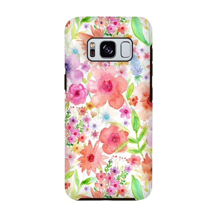 Galaxy S8 StrongFit Spring flowers by Julia Grifol