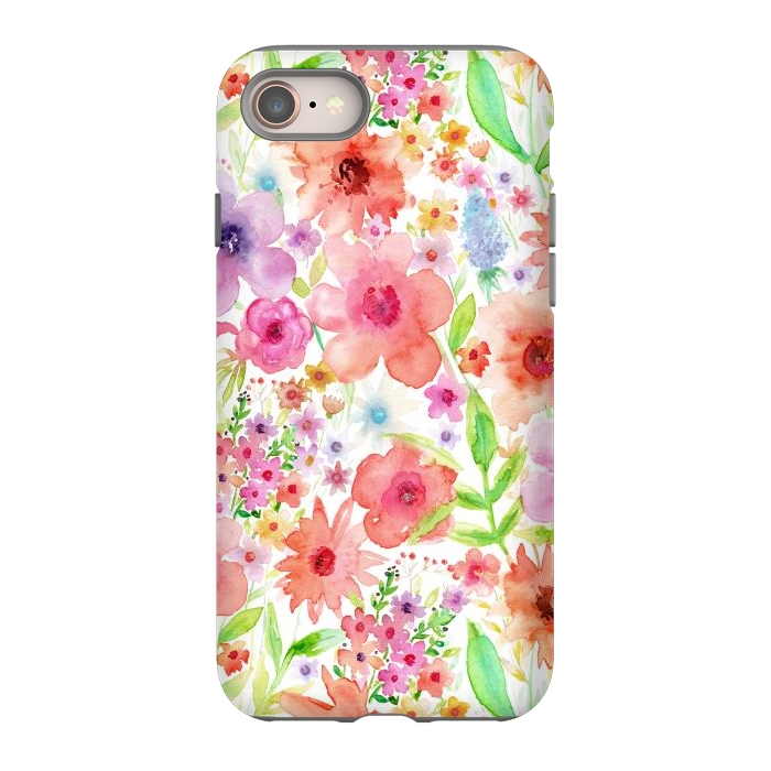 iPhone 8 StrongFit Spring flowers by Julia Grifol