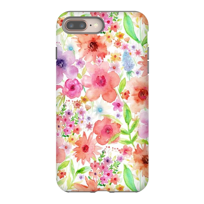 iPhone 8 plus StrongFit Spring flowers by Julia Grifol