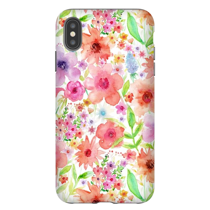 iPhone Xs Max StrongFit Spring flowers by Julia Grifol
