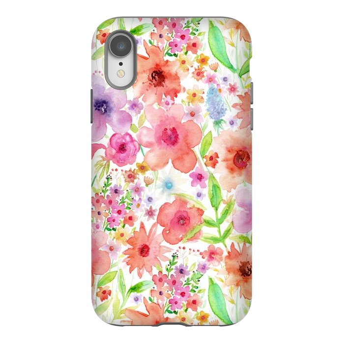 iPhone Xr StrongFit Spring flowers by Julia Grifol