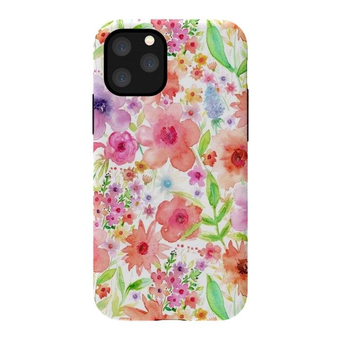 iPhone 11 Pro StrongFit Spring flowers by Julia Grifol