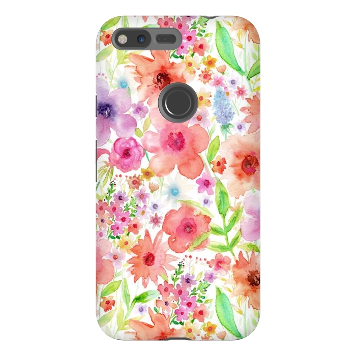 Pixel XL StrongFit Spring flowers by Julia Grifol