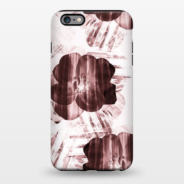 iPhone 6/6s plus StrongFit Brushed dark pink rose petals by Oana 