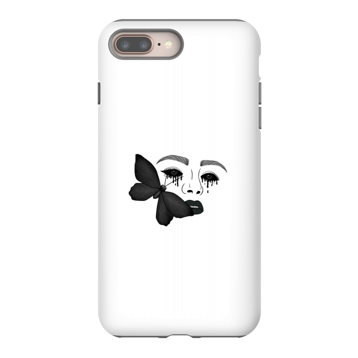 iPhone 7 plus StrongFit Black tears by Jms