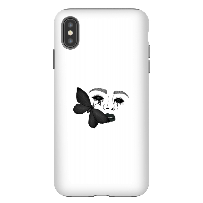 iPhone Xs Max StrongFit Black tears by Jms