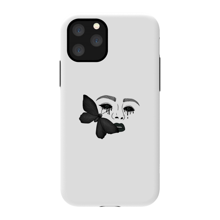 iPhone 11 Pro StrongFit Black tears by Jms