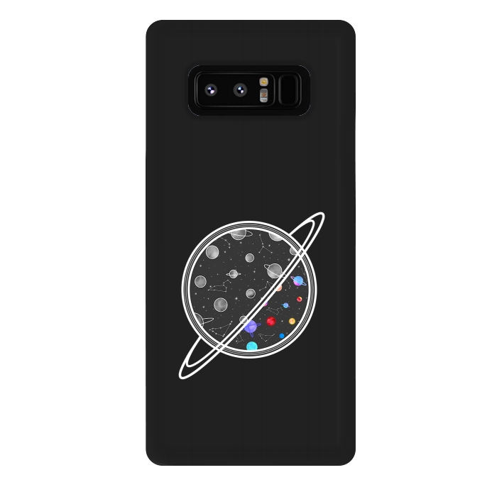 Galaxy Note 8 StrongFit Aesthetic planets by Jms