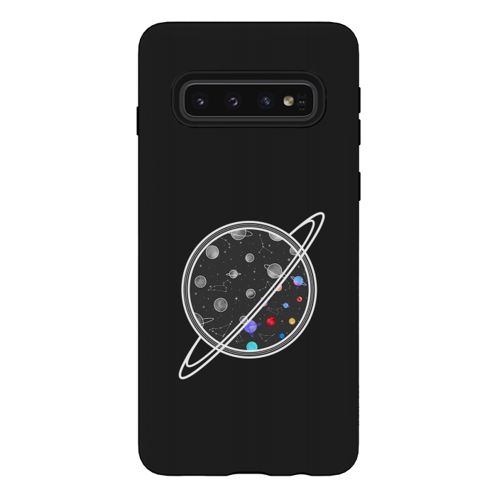 Galaxy S10 StrongFit Aesthetic planets by Jms