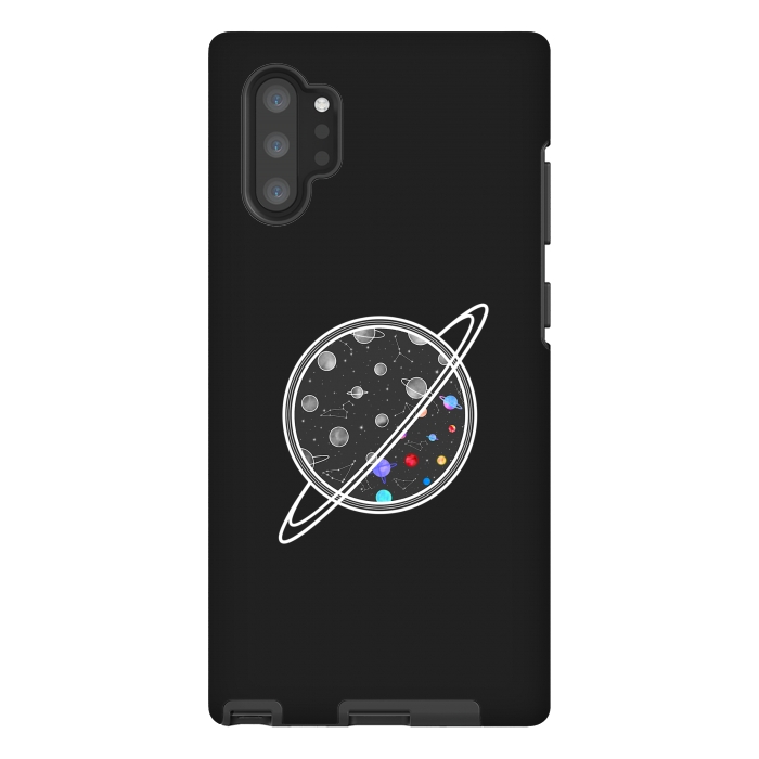 Galaxy Note 10 plus StrongFit Aesthetic planets by Jms