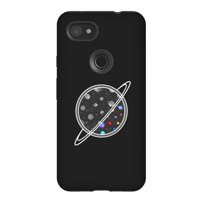 Pixel 3AXL StrongFit Aesthetic planets by Jms