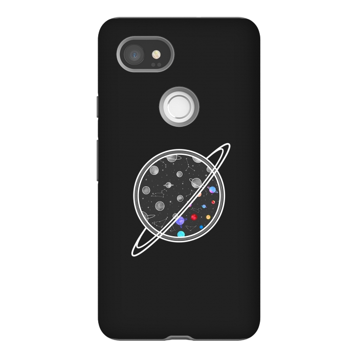 Pixel 2XL StrongFit Aesthetic planets by Jms