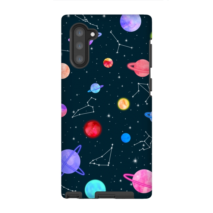 Galaxy Note 10 StrongFit Aesthetic space by Jms