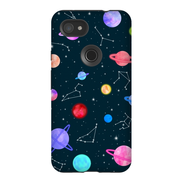Pixel 3AXL StrongFit Aesthetic space by Jms
