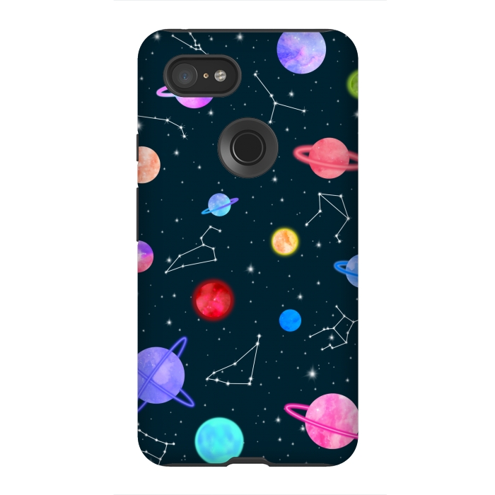 Pixel 3XL StrongFit Aesthetic space by Jms
