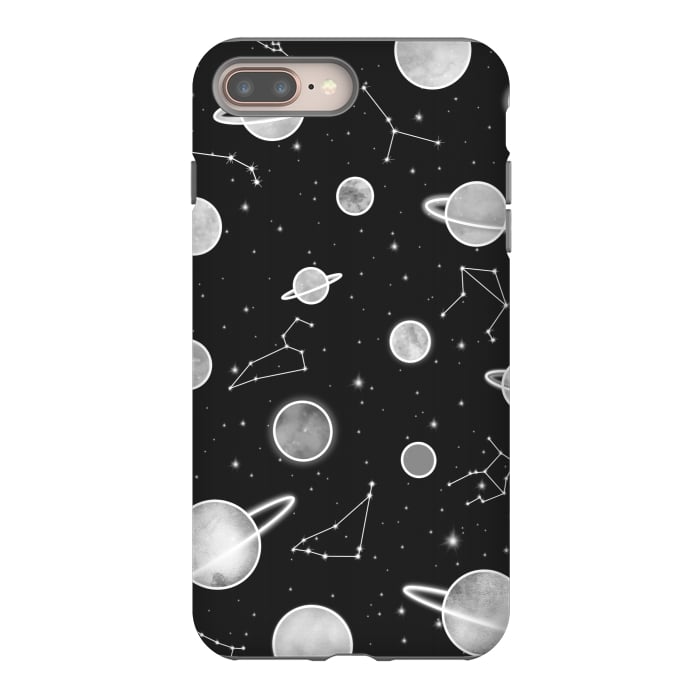iPhone 7 plus StrongFit Aesthetic black&white space by Jms