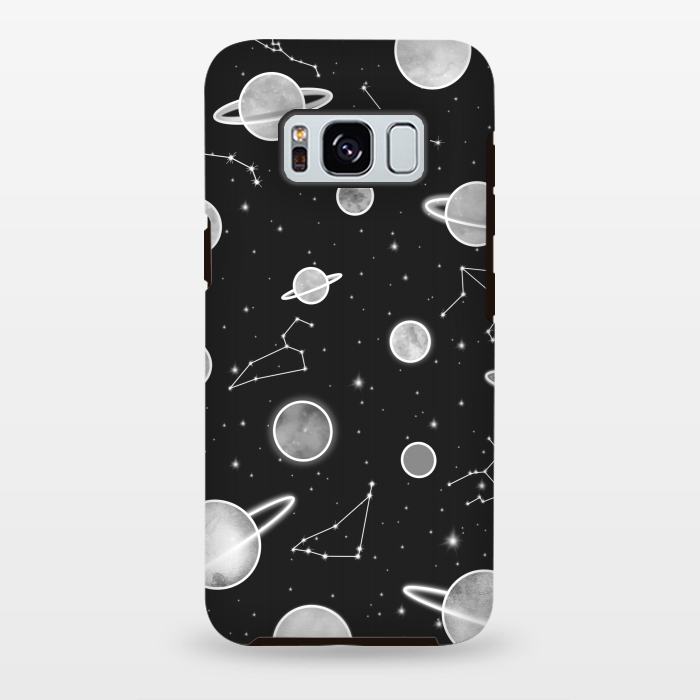 Galaxy S8 plus StrongFit Aesthetic black&white space by Jms