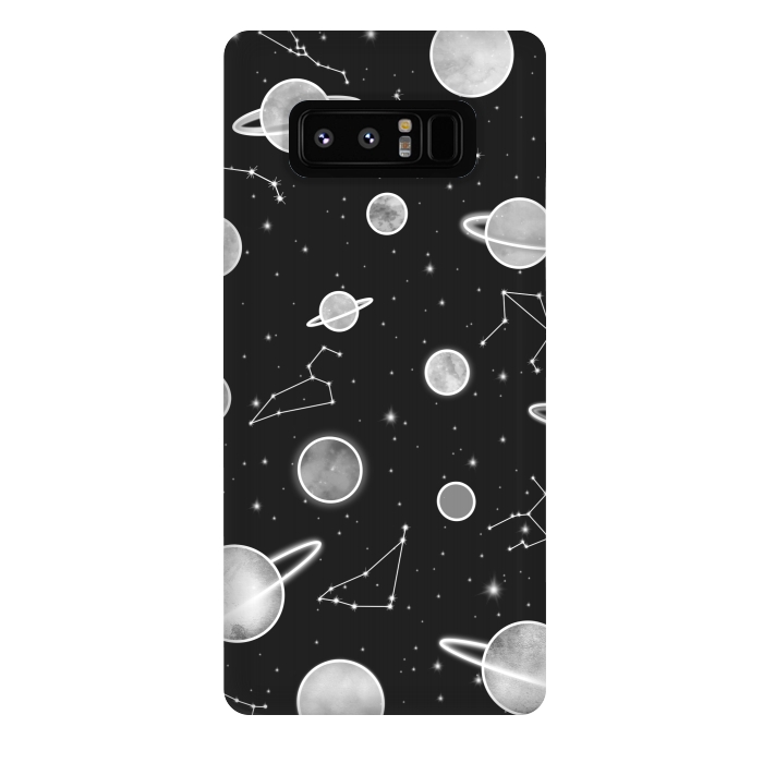 Galaxy Note 8 StrongFit Aesthetic black&white space by Jms