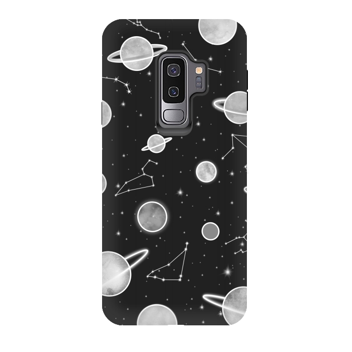 Galaxy S9 plus StrongFit Aesthetic black&white space by Jms