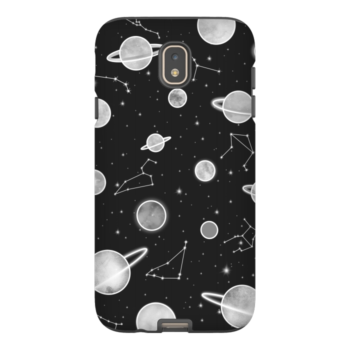 Galaxy J7 StrongFit Aesthetic black&white space by Jms