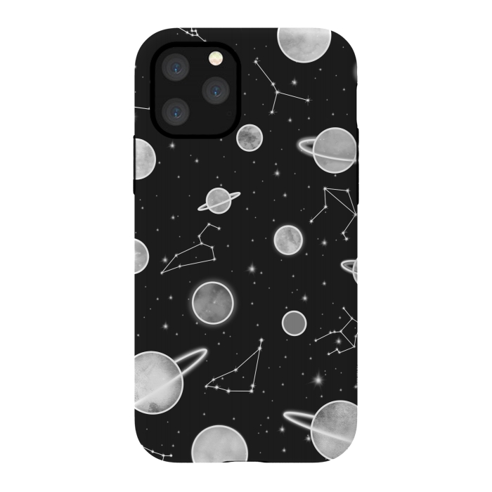iPhone 11 Pro StrongFit Aesthetic black&white space by Jms