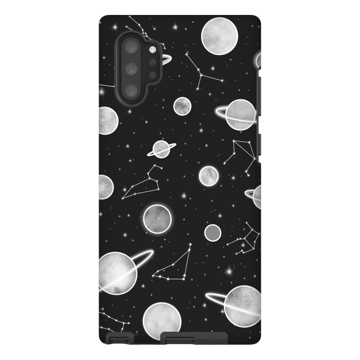 Galaxy Note 10 plus StrongFit Aesthetic black&white space by Jms