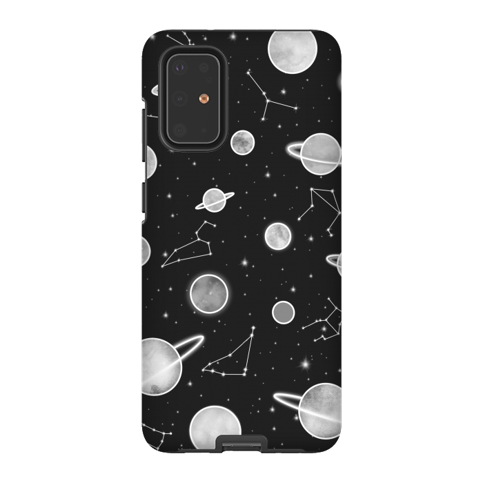 Galaxy S20 Plus StrongFit Aesthetic black&white space by Jms