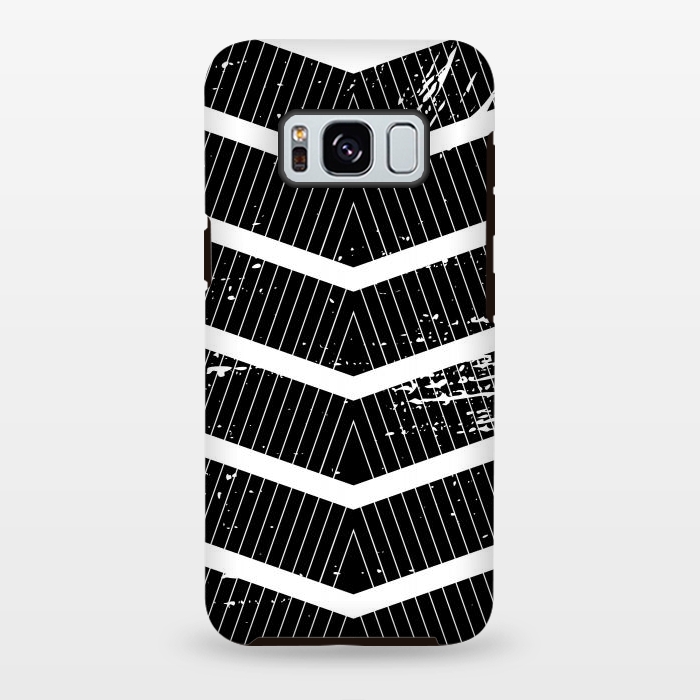 Galaxy S8 plus StrongFit Chevron Stripes by TMSarts