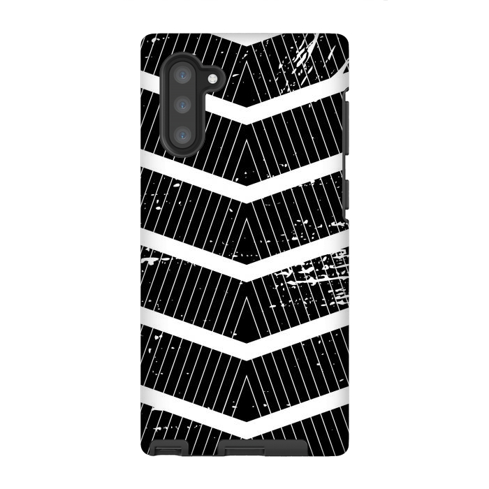 Galaxy Note 10 StrongFit Chevron Stripes by TMSarts