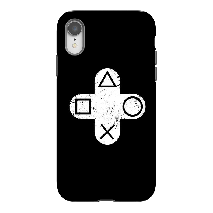 iPhone Xr StrongFit Playstation Button by TMSarts