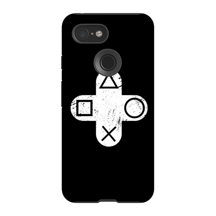 Pixel 3 StrongFit Playstation Button by TMSarts