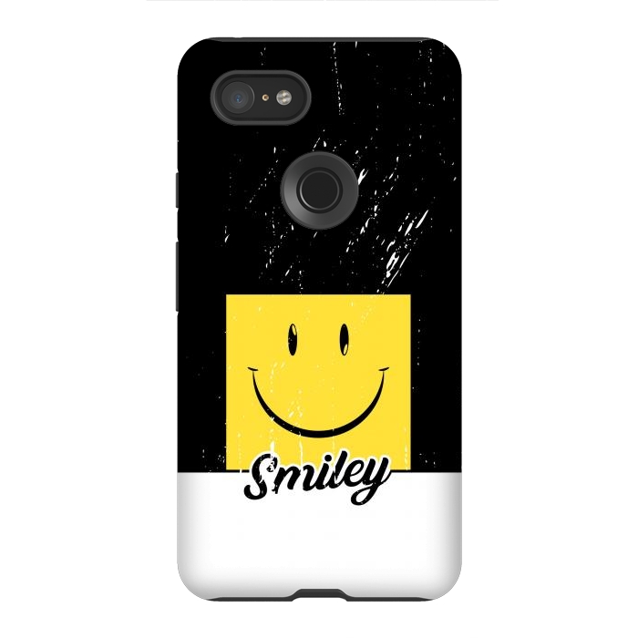 Pixel 3XL StrongFit Smiley Fun by TMSarts
