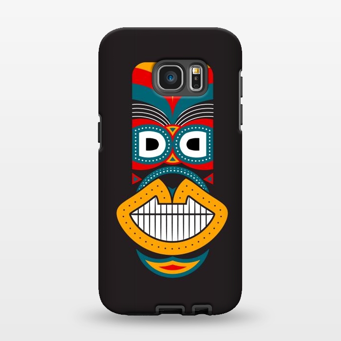 Galaxy S7 EDGE StrongFit Colorful Tikki by TMSarts