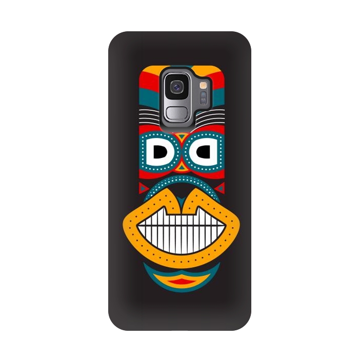 Galaxy S9 StrongFit Colorful Tikki by TMSarts