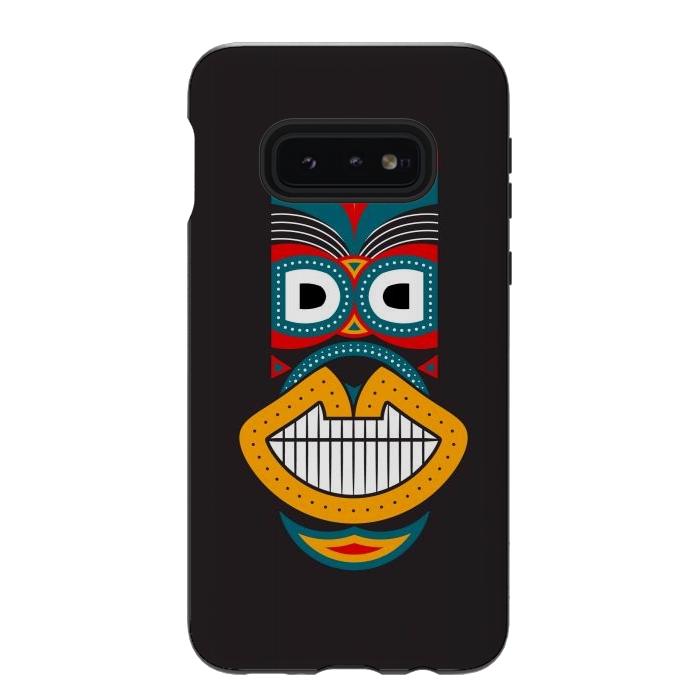 Galaxy S10e StrongFit Colorful Tikki by TMSarts