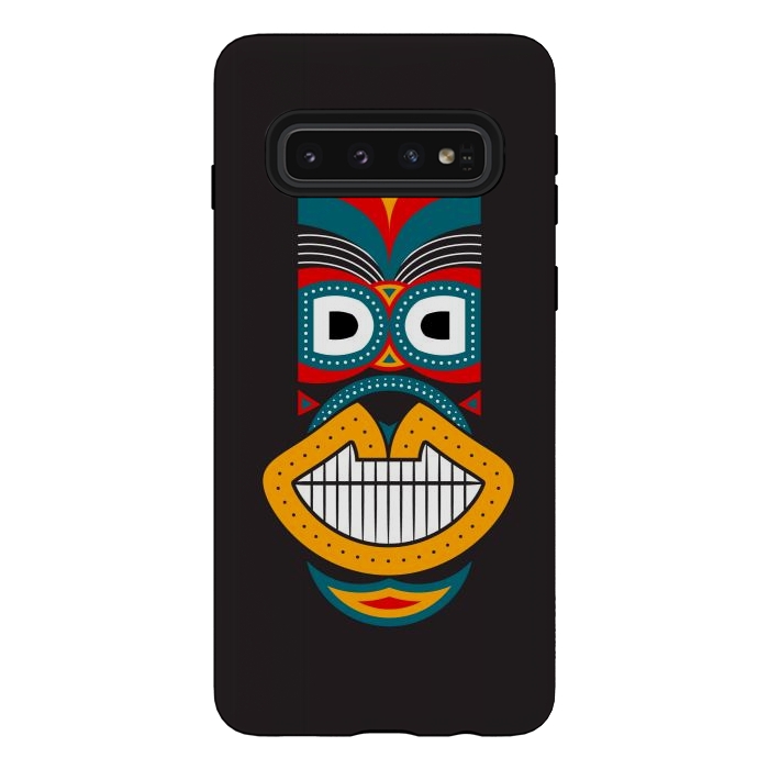 Galaxy S10 StrongFit Colorful Tikki by TMSarts